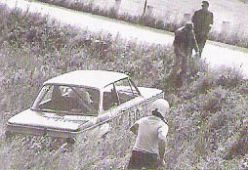 Zdenek Halada i Karel Kozak na samochodzie BMW 2002.