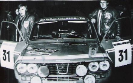 Pentti Airikkala na samochodzie Renault 12 Gordini.
