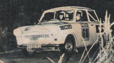 Galle i Müller na samochodzie Trabant 601.
