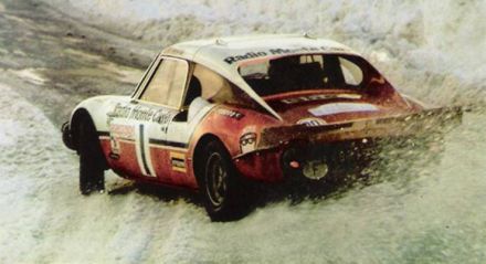 Bernard Fiorentino i Maurice Gelin na samochodzie Simca CG „MC”.