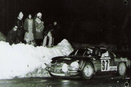 J.L.Casalengo i R.Bandt na samochodzie Alpine Renault A110.