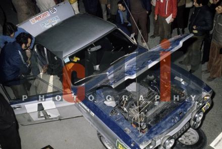 Guy Chasseuil i Christian Baron na samochodzie Ford Capri RS 2600.