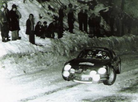 J.L.Casalengo i R.Bandt na samochodzie Alpine Renault A110.