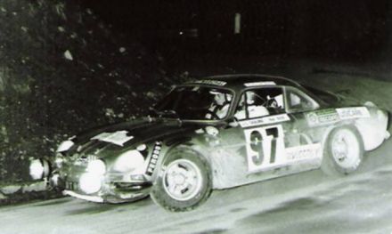 J.L.Casalengo i R.Bandt na samochodzie Alpine Renault A110.