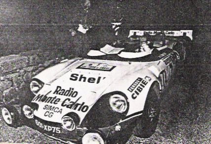 Bernard Fiorentino i Maurice Gelin na samochodzie Simca CG MC.   (Works Rally Cars)