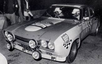 Jean Vinatier i Pierre Thimonier na samochodzie Ford Capri RS 3000.