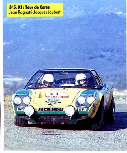 16 Tour de Corse (F). 11 eliminacja.  3-5.11.1972r.