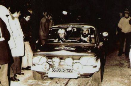 Broutin na samochodzie NSU 1200 TTS.