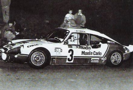 Fiorentino i Gelin na samochodzie Simca CG proto.