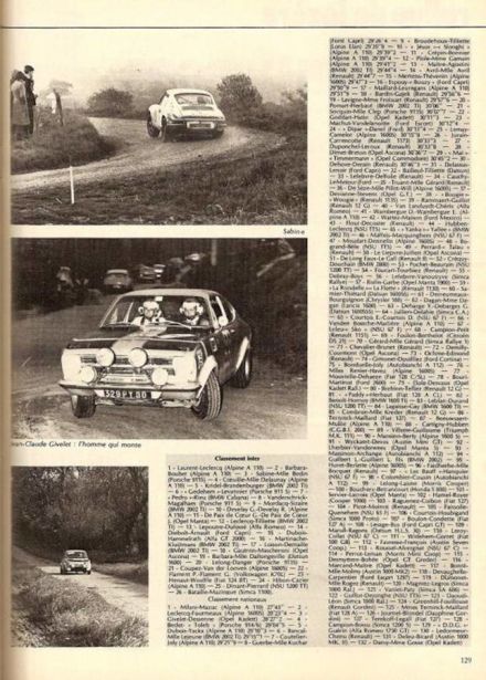 Rally du Touquet. 9 eliminacja.  15-16.07.1972r?