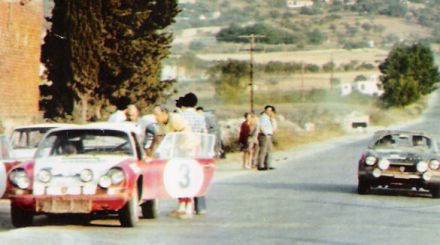 Björn Waldegård i Fergus Sager na samochodzie Porsche 911S.