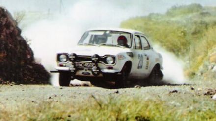 Robin Hillyar i Jim Porter na samochodzie Ford Escort RS1600.