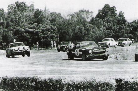 Nr.5. Luciano Trombotto i Maurizio Enrico na samochodzie Fiat 124 Sport Spyder.