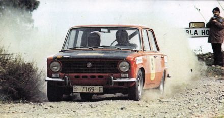 Jorge Bäbler i Ricardo Antolín - Seat 124 /1600.