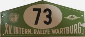 15 Rajd Wartburga.  27-28.10.1972r.