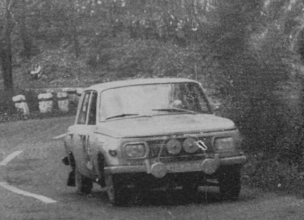 Bernd Urban i Bernd Malsch na samochodzie Wartburg 353.
