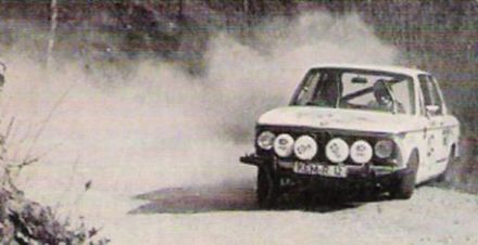 Harald Demuth i A.Fischer na samochodzie BMW 2002.  (Sport Fahrer 10/82)
