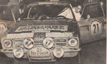 Kurt Waldner i Fredy Böckmann na samochodzie Opel Ascona SR.