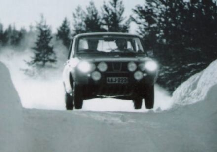 Polar Bergslags Rally.  8-9.01.1972r.