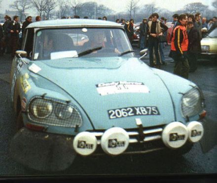 Richard Bochnicek i William Taylor na samochodzie Citroen DS 21.