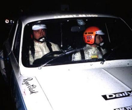 Roger Clark i Tony Mason na samochodzie Ford Escort RS 1600.