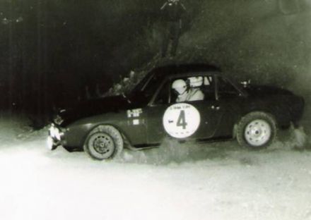Sergio Barbasio i Piero Sodano na samochodzie Lancia Fulvia 1,6 HF.