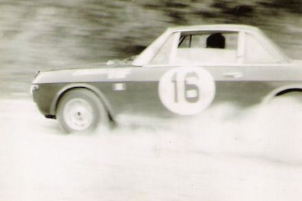 Gianni Besozzi i Alessandro Brusati na samochodzie Lancia Fulvia 1,6 HF.