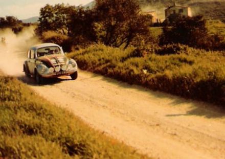 Janger i Maggliolone na samochodzie VW 1302S.