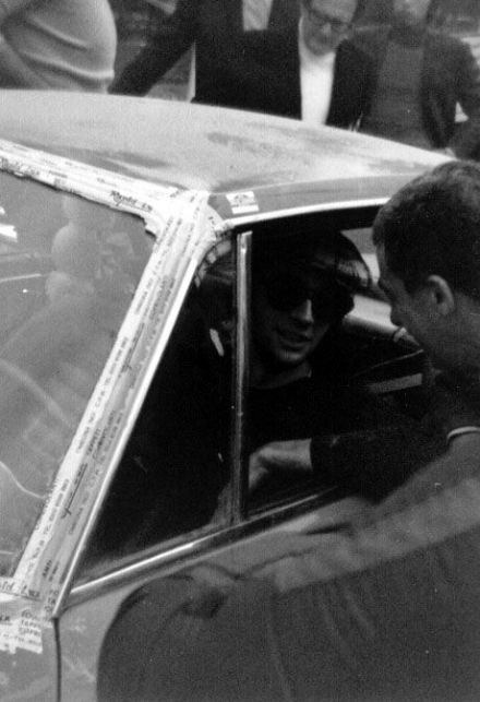 Giacomo Pelganta i Mauro Mannini na samochodzie Lancia Fulvia HF 1600.