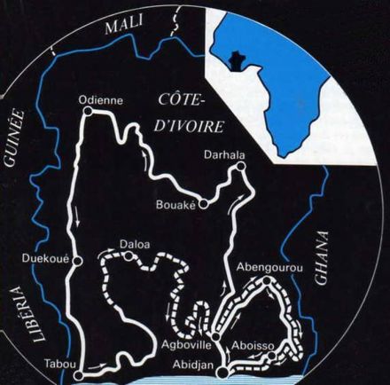 4 Rallye du Bandama. 28.12.1972 - 3.01.1973r.