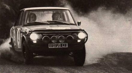 Shektar Mehta i Andy Dawson na samochodzie Datsun 1600 SSS gr.2.