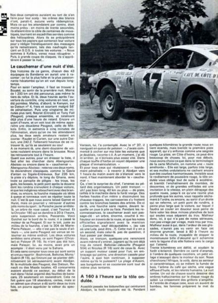4 Rallye du Bandama. 28.12.1972 - 3.01.1973r.