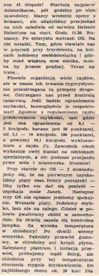 7 Arctic Rally (Napapiirin Tunturiralli) (SF). 1 eliminacja.  3-6.02.1972r.