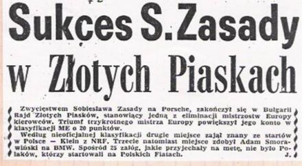 10 eliminacja - 3 Rajd Złote Piaski (BG)