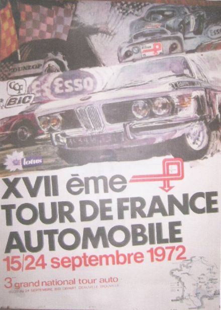 17 Rajd Tour de France (F). 16 eliminacja.  14-28.09.1972r.