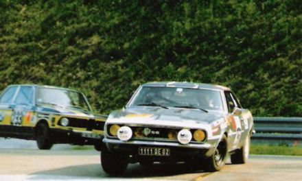 Marquigny na samochodzie Chevrolet Camaro SS.