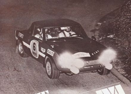 Rafaele Pinto i Gino Macaluso - Fiat 124 Sport Spyder.