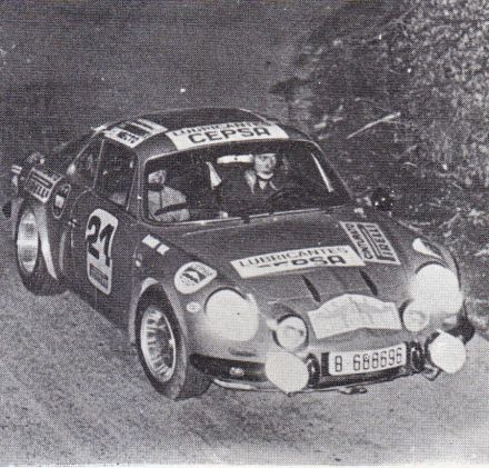 Alfonso Marcos i R.Fiolka – Alpine Renault A110.