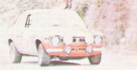 Tony Fowkes i ? na samochodzie Ford Escort RS 1600.
