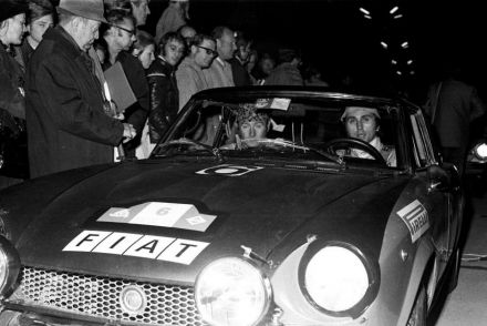 Maurizio Verini i Bruno Scabini – Fiat 124 Sport Spyder.