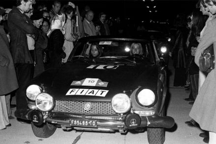 Donatella Tominz i Mamolo - Fiat 124 Sport Spider.