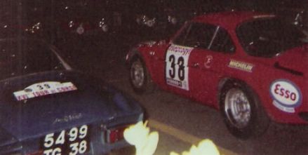 Nr. 39. Michel Julien i Ives Celestin na samochodzie Alpine Renault A 110.