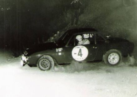 Sergio Barbasio i Piero Sodano na samochodzie Lancia Fulvia 1,6 HF.