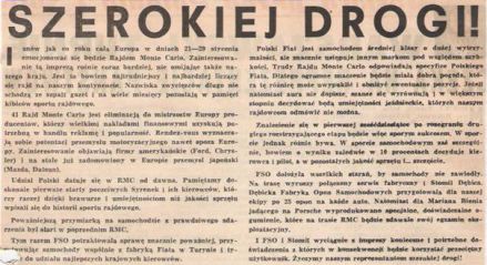 41.Rajd Monte Carlo (MC). 1 eliminacja.  21-29.01.1972r.