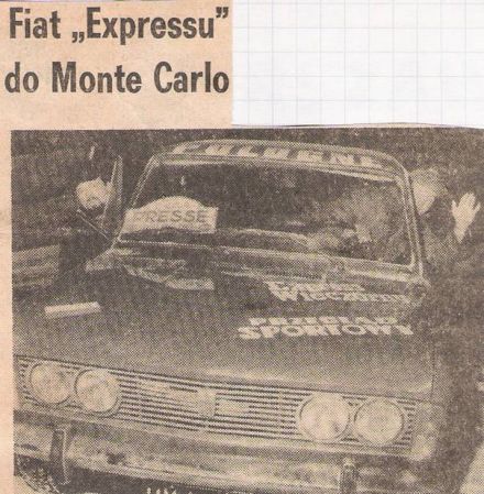 41.Rajd Monte Carlo (MC). 1 eliminacja.  21-29.01.1972r.