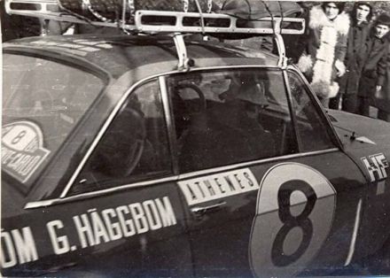 Harry Kallstrom i Gunnar Haggbom – Lancia Fulvia 1,6 HF.