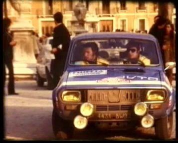 Jovica Palikovic na samochodzie Renault 12 Gordini.