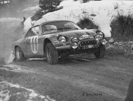 Ove Andersson i John Davenport – Alpine Renault A 110 / 1600S.