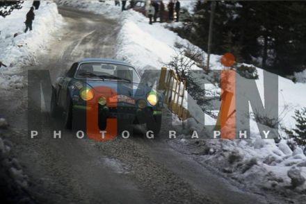 Bernard Darniche i Alain Mahe na samochodzie Alpine Renault A 110 / 1600S.