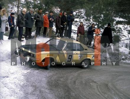 Giorgio Pianta i Emilio Baleari na samochodzie Opel Manta.